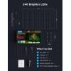 imageGovee Outdoor Net Lights 28  47ft with RGBIC and DIY Functions 240 LEDs Smart Net Lights with 64 Modes for Bush Patio Decor IP65 Waterproof Compatible with Alexa ampamp Google Assistant Green Wire2847ft