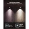 imageGovee Permanent Outdoor Lights 2 100ft RGBIC Outdoor Lights with 72 LED Lights IP67 Waterproof 100 Scene Modes with 40lm White for Outdoor Decorations Works with Alexa Google Assistant WhiteBlack
