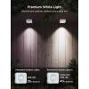 imageGovee Permanent Outdoor Lights 2 100ft RGBIC Outdoor Lights with 72 LED Lights IP67 Waterproof 100 Scene Modes with 40lm White for Outdoor Decorations Works with Alexa Google Assistant WhiteWhite