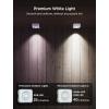 imageGovee Permanent Outdoor Lights 2 100ft RGBIC Outdoor Lights with 72 LED Lights IP67 Waterproof 100 Scene Modes with 40lm White for Outdoor Decorations Works with Alexa Google Assistant WhiteWhite
