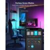 imageGovee RGBIC Gaming Light Bars H6047 with Smart Controller WiFi Smart LED Gaming Lights with Music Modes and 60 Scene Modes Built Works with Alexa ampamp Google Assistant Game Room Lights DecorDark Grey