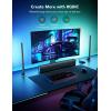 imageGovee RGBIC Gaming Light Bars H6047 with Smart Controller WiFi Smart LED Gaming Lights with Music Modes and 60 Scene Modes Built Works with Alexa ampamp Google Assistant Game Room Lights DecorDark Grey