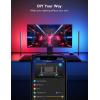 imageGovee RGBIC Gaming Light Bars H6047 with Smart Controller WiFi Smart LED Gaming Lights with Music Modes and 60 Scene Modes Built Works with Alexa ampamp Google Assistant Game Room Lights DecorDark Grey