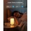 imageGovee RGBIC Smart Table Lamp 2 Touch Bedside Small Table Lamp Work with Matter Alexa LED Desk Lamp with 64 Scene Modes Color Changing Lamp for Bedroom Living Room Dimmable Night LightCorded