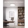 imageGovee Smart Ceiling Light RGBIC LED Ceiling Light Fixture 2400LM Flush Mount Light Fixture DIY Colors Works with Alexa 2200K6500K Ceiling Lights for Bedroom Living Room 12 Inch 1 Pack12 inch  1 pack