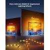 imageGovee TV Backlight 3 Lite with FishEye Correction Function Sync to 4050 Inch TVs 78ft RGBICW WiFi LED Strip Lights with Camera 4 Colors in 1 Lamp Bead Voice and APP Control Adapter164FT for 7585 TV