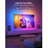 imageGovee TV LED BacklightRGBIC Smart LED Strip Lights for 7080 inch TVs Bluetooth and WiFi Control Works with Alexa ampamp Google Assistant Music Sync 99 Scene Modes Adapter15FT for 7080 TV