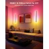 imageGovee Wall Sconce Smart RGBIC Wall Lights Works with Matter ampamp Alexa Music Sync Wall Mount Light Plug in Color Changing Modern Room Light for Living Room Bedroom Gaming Room Hallway 1 Pack
