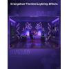 imageGovee x Evangelion Gaming Wall Light RGBIC Glide Wall Light Work with Matter Alexa and Google Assistant DIY Customized LED Wall Lighting Effects and ShapesGaming Light Bar for Gaming Room6Pcs2Connectors