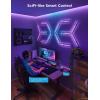 imageGovee x Evangelion Gaming Wall Light RGBIC Glide Wall Light Work with Matter Alexa and Google Assistant DIY Customized LED Wall Lighting Effects and ShapesGaming Light Bar for Gaming Room6Pcs2Connectors