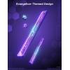 imageGovee x Evangelion Gaming Wall Light RGBIC Glide Wall Light Work with Matter Alexa and Google Assistant DIY Customized LED Wall Lighting Effects and ShapesGaming Light Bar for Gaming Room6Pcs2Connectors