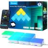 imageGovee Mini Panel Lights RGBIC Wall Lights Smart LED Wall Panels Works with Matter Alexa Google Assistant Sync with Music DIY Pixel Lights for Home Decor Gaming Room Bedroom 20 Pcs10 Pcs