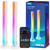 imageGovee RGBIC Light Bars 15 Inches WiFi TV Backlight with Double Light Beads Smart Light Bars with Multiple Placement Options Suitable for 4570 inch TVs Work with Alexa and Google Assistant BlackWhite