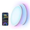 imageGovee Smart Ceiling Light RGBIC LED Ceiling Light Fixture 2400LM Flush Mount Light Fixture DIY Colors Works with Alexa 2200K6500K Ceiling Lights for Bedroom Living Room 12 Inch 1 Pack12 inch  2 pack