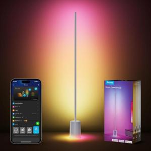 imageGovee Floor Lamp 2 with Matter RGBIC Warm Cool White LED Floor Lamp Works with Alexa 1725lm Corner Floor Lamp with Music Sync Scene Modes Smart Floor Lamp for Bedroom Living Room Studio BlackSilver
