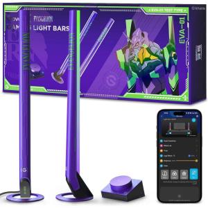 imageGovee RGBIC Gaming Light Bars H6047 with Smart Controller WiFi Smart LED Gaming Lights with Music Modes and 60 Scene Modes Built Works with Alexa ampamp Google Assistant Game Room Lights DecorPurple