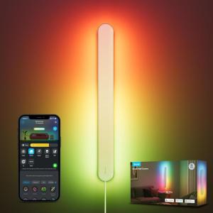 imageGovee Wall Sconce Smart RGBIC Wall Lights Works with Matter ampamp Alexa Music Sync Wall Mount Light Plug in Color Changing Modern Room Light for Living Room Bedroom Gaming Room Hallway 1 Pack