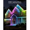 imageGovee Outdoor LED Strip Lights RGBIC with Warm and Cold White 656ft 24G WiFi Smart Outdoor Lights Waterproof Work with Alexa App Control Outdoor Decor for Patio Yard656 ft