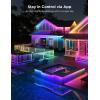 imageGovee Outdoor LED Strip Lights RGBIC with Warm and Cold White 656ft 24G WiFi Smart Outdoor Lights Waterproof Work with Alexa App Control Outdoor Decor for Patio Yard656 ft