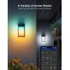 imageGovee Outdoor Wall Light 1500LM Smart RGBIC Porch Lights Outdoor with 45 Scene Modes IP65 Waterproof for Outdoor Decor DIY Lighting Effects Works with Alexa Google Assistant and Matter 2 Pack2