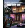 imageGovee Outdoor Wall Light 1500LM Smart RGBIC Porch Lights Outdoor with 45 Scene Modes IP65 Waterproof for Outdoor Decor DIY Lighting Effects Works with Alexa Google Assistant and Matter 2 Pack2