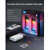 imageGovee Outdoor Wall Light 1500LM Smart RGBIC Porch Lights Outdoor with 45 Scene Modes IP65 Waterproof for Outdoor Decor DIY Lighting Effects Works with Alexa Google Assistant and Matter 2 Pack2