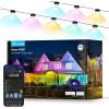 imageGovee Permanent Outdoor Lights Smart RGBIC Outdoor Decor with 75 Scene Modes 100ft with 72 LED Lights IP67 Waterproof for Outdoor Decorations Work with Alexa Google Assistant WhiteBlack