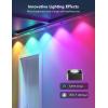 imageGovee Permanent Outdoor Lights Smart RGBIC Outdoor Decor with 75 Scene Modes 100ft with 72 LED Lights IP67 Waterproof for Outdoor Decorations Work with Alexa Google Assistant WhiteBlack