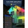 imageGovee Permanent Outdoor Lights Smart RGBIC Outdoor Decor with 75 Scene Modes 100ft with 72 LED Lights IP67 Waterproof for Outdoor Decorations Work with Alexa Google Assistant WhiteWhite