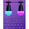 imageGovee Smart Outdoor String Lights 2 144ft RGBIC Outdoor Lights with Dimmable Warm White LED Bulbs for Valentines Day Scene Modes for Patio Backyard IP65 Waterproof Works with Alexa App Control144ft