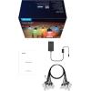 imageGovee Smart Outdoor String Lights H7015 48ft RGBIC Outdoor Lights with 15 Dimmable LED Bulbs IP65 Waterproof Color Changing Warm White Lights with 47 Scene Modes Works with Alexa App Control48ft