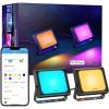 imageGovee Outdoor Lights Flood Lights Uplight 2 in 1 LED Low Voltage Landscape Lighting IP65 Pathway Lights with App Control Garden Yards Holiday Decor Wired 4 Pack2 pack