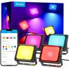 imageGovee Outdoor Lights Flood Lights Uplight 2 in 1 LED Low Voltage Landscape Lighting IP65 Pathway Lights with App Control Garden Yards Holiday Decor Wired 4 Pack4 pack