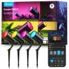 imageGovee Outdoor Spot Lights IP65 Waterproof Uplight Spotlights Patio Decorations WiFi 24V Low Voltage Landscape Lights Work with Alexa RGBIC Color Changing Lights for New Year Decor 4 Pack4 pack
