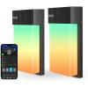 imageGovee Outdoor Wall Light 1500LM Smart RGBIC Porch Lights Outdoor with 45 Scene Modes IP65 Waterproof for Outdoor Decor DIY Lighting Effects Works with Alexa Google Assistant and Matter 2 Pack2