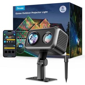 imageGovee Outdoor Projector Light Laser and Aurora Star Projector Light for Indoor and Outdoor Decor 16 RGB Patterns RGBW Aurora 51 Scene Modes Works with Alexa Google Assistant Matter
