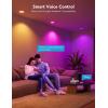 imageGovee Smart Recessed Lighting 6 Inch WiFi Bluetooth Direct Connect RGBWW LED Downlight 65 Scene Mode LED Can Lights Work with Alexa ampamp Google Assistant with Junction Box 1100 Lumen 4 Pack4 Inch