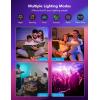 imageGovee Smart Recessed Lighting 6 Inch WiFi Bluetooth Direct Connect RGBWW LED Downlight 65 Scene Mode LED Can Lights Work with Alexa ampamp Google Assistant with Junction Box 1100 Lumen 4 Pack4 Inch