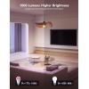 imageGovee LED Smart Light Bulbs 1000LM Color Changing Light Bulb WiFi ampamp Bluetooth Light Bulbs Work with Alexa and Google Assistant Dimmable RGBWW A19 75W Equivalent Smart Bulbs 2 Pack8