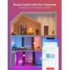 imageGovee LED Smart Light Bulbs 1000LM Color Changing Light Bulb WiFi ampamp Bluetooth Light Bulbs Work with Alexa and Google Assistant Dimmable RGBWW A19 75W Equivalent Smart Bulbs 2 Pack8