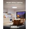 imageGovee Smart Ceiling Light 4300LM RGBIC LED Ceiling Light Fixture Works with Matter Flush Mount Light Fixture DIY Colors 2700K6500K Ceiling Lights for Bedroom Living Room 15 Inch 1 Pack