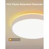 imageGovee Smart Ceiling Light 4300LM RGBIC LED Ceiling Light Fixture Works with Matter Flush Mount Light Fixture DIY Colors 2700K6500K Ceiling Lights for Bedroom Living Room 15 Inch 1 Pack