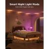 imageGovee Smart Recessed Lighting 6 inch RGBIC LED Retrofit Recessed Light Compitable with Matter and Alexa 2700K6500K Dimmable 1100LM Canless Downlight with Junction Box for Bedroom 4 Pack6 Inch