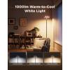 imageGovee Uplighter Floor Lamp for Living Room RGBIC Ripple Projector Smart Floor Lamp for Bedroom Works with Matter 215 ft Light Area LED Modern Corner Floor Light Warm Cool White Standing Lamp