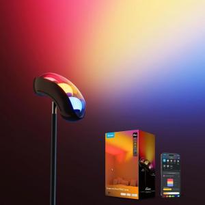 imageGovee Torchiere Floor Lamp with Matter Alexa Compatible RGBIC Warm Cool White Standing Lamp with 77 Scene Modes Music Sync 67quot Modern Floor Lamps for Living Room Bedroom Black 172 ft Light Area