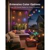imageGovee Outdoor Clear Bulb String Lights 48ft RGBWIC Outdoor Lights with 15 Dimmable Warm White LED Bulbs 111 Scene Modes for Patio Backyard IP67 Waterproof Works with Alexa Google ampamp Matter48ft