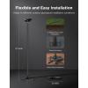 imageGovee Outdoor Lamp Post Lights 2000LM High White Brightness with 6 Zones RGBIC Lighting Effect for Outdoor Decor Double Sensor Integrated IP66 Waterproof Work with Alexa Google Assistant Matter