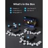 imageGovee Outdoor S14 Bulb String Lights 2 96ft Smart RGBIC Warm White Patio Lights with 30 LED Bulbs 111 Scene Modes for Outdoor Decor Works with Alexa Google Matter APP Control IP66 Waterproof144ft