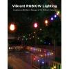 imageGovee Outdoor S14 Bulb String Lights 2 96ft Smart RGBIC Warm White Patio Lights with 30 LED Bulbs 111 Scene Modes for Outdoor Decor Works with Alexa Google Matter APP Control IP66 Waterproof96ft