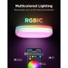 imageGovee Smart Ceiling Light RGBIC LED Square Ceiling Light Fixture Works with Matter 2400LM Flush Mount Light Fixture DIY Colors 2700K6500K Dimmable for Bedroom Living Room 12 Inch 1 Pack